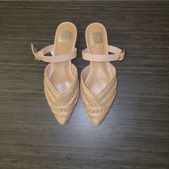 🆕️🩴DV by Dolce Vita Demi Natural Raffia Mules - Picture 3 of 9